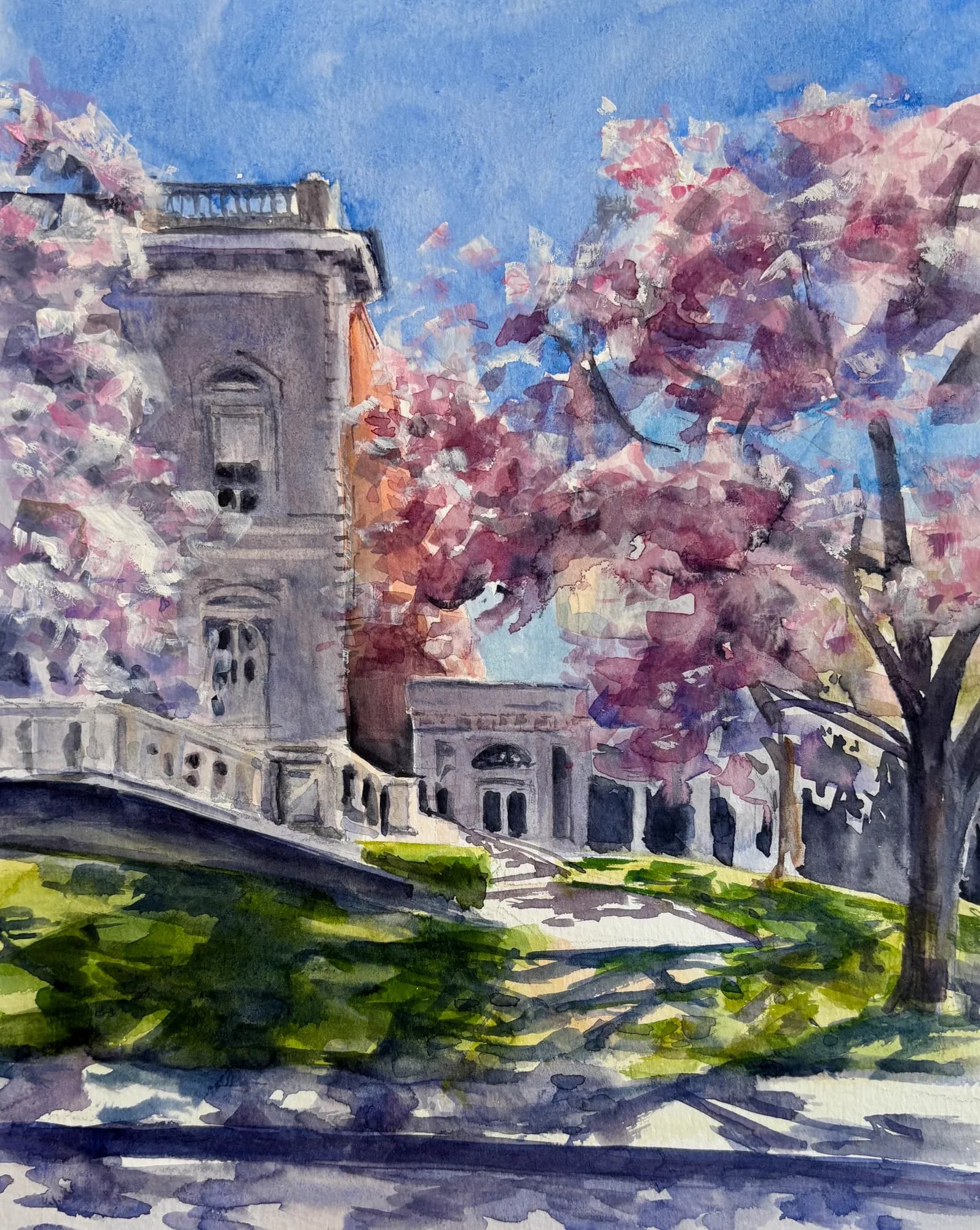 Mt. Vernon in Spring