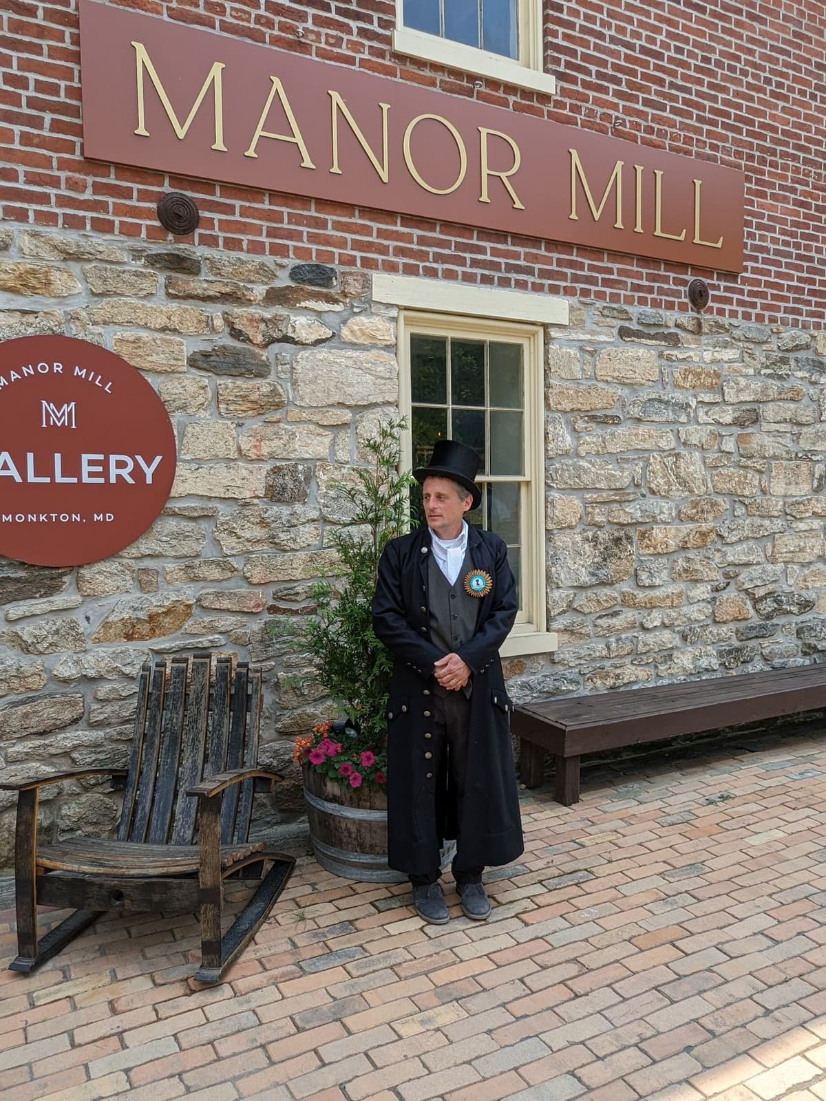 Regency costume at Manor Mill