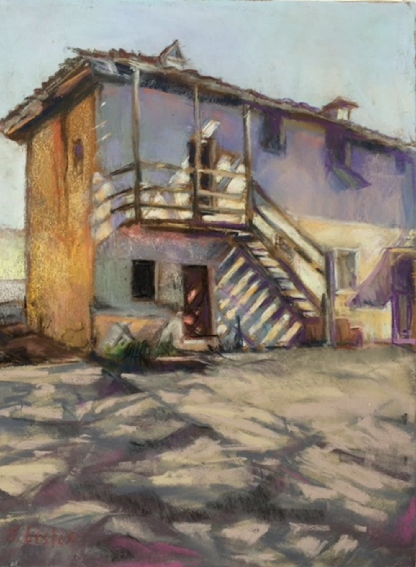 Lister Joyce Relaxing In Vernazza.jpg