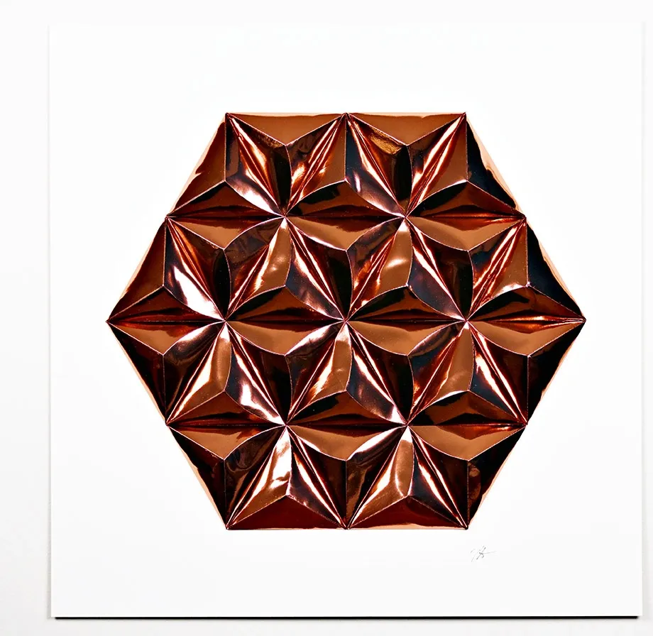 Copper Metallic Hex, 2-24 by Tatiana Nelson