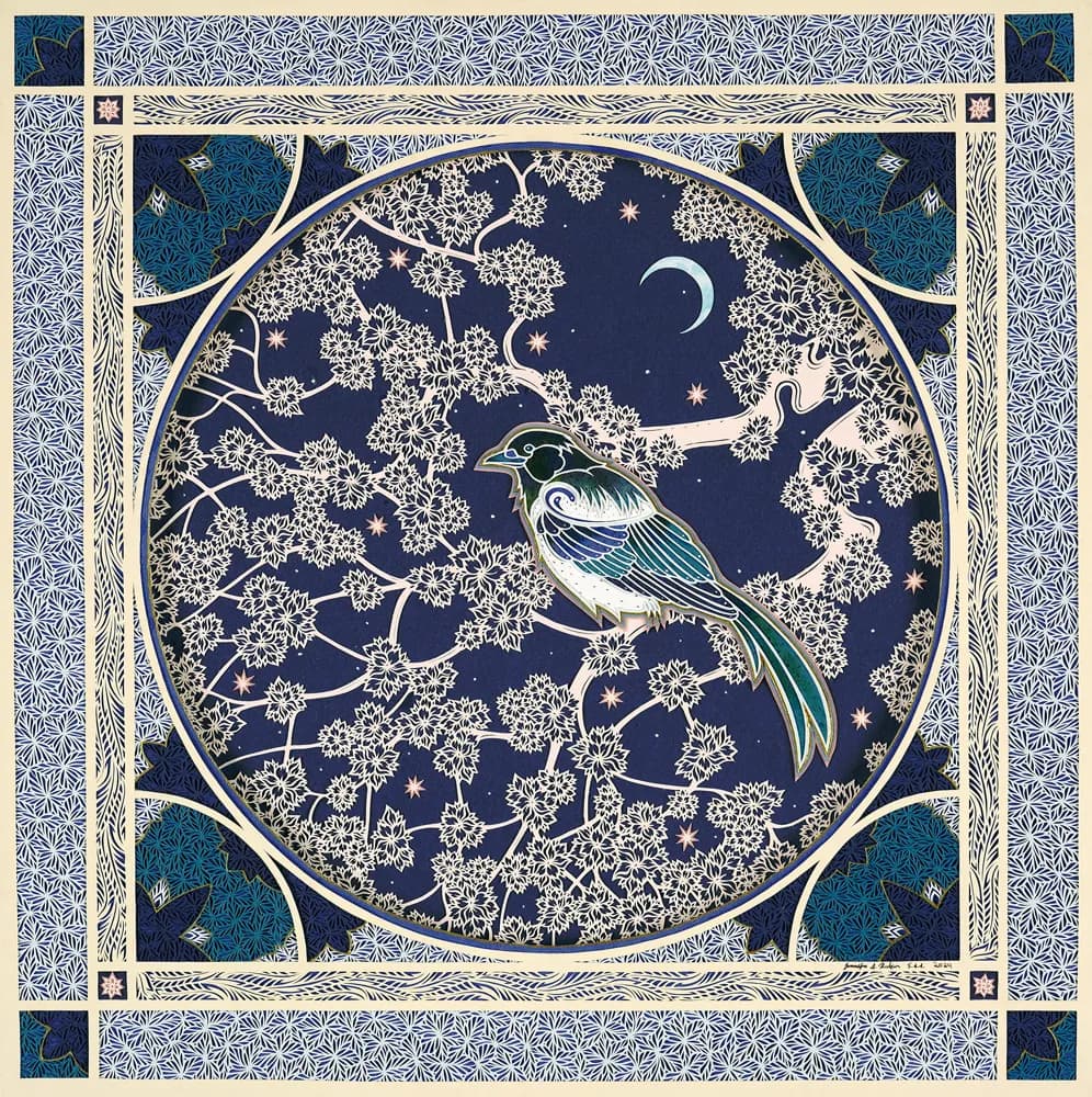 Gilded Magpie by Jen Hudson